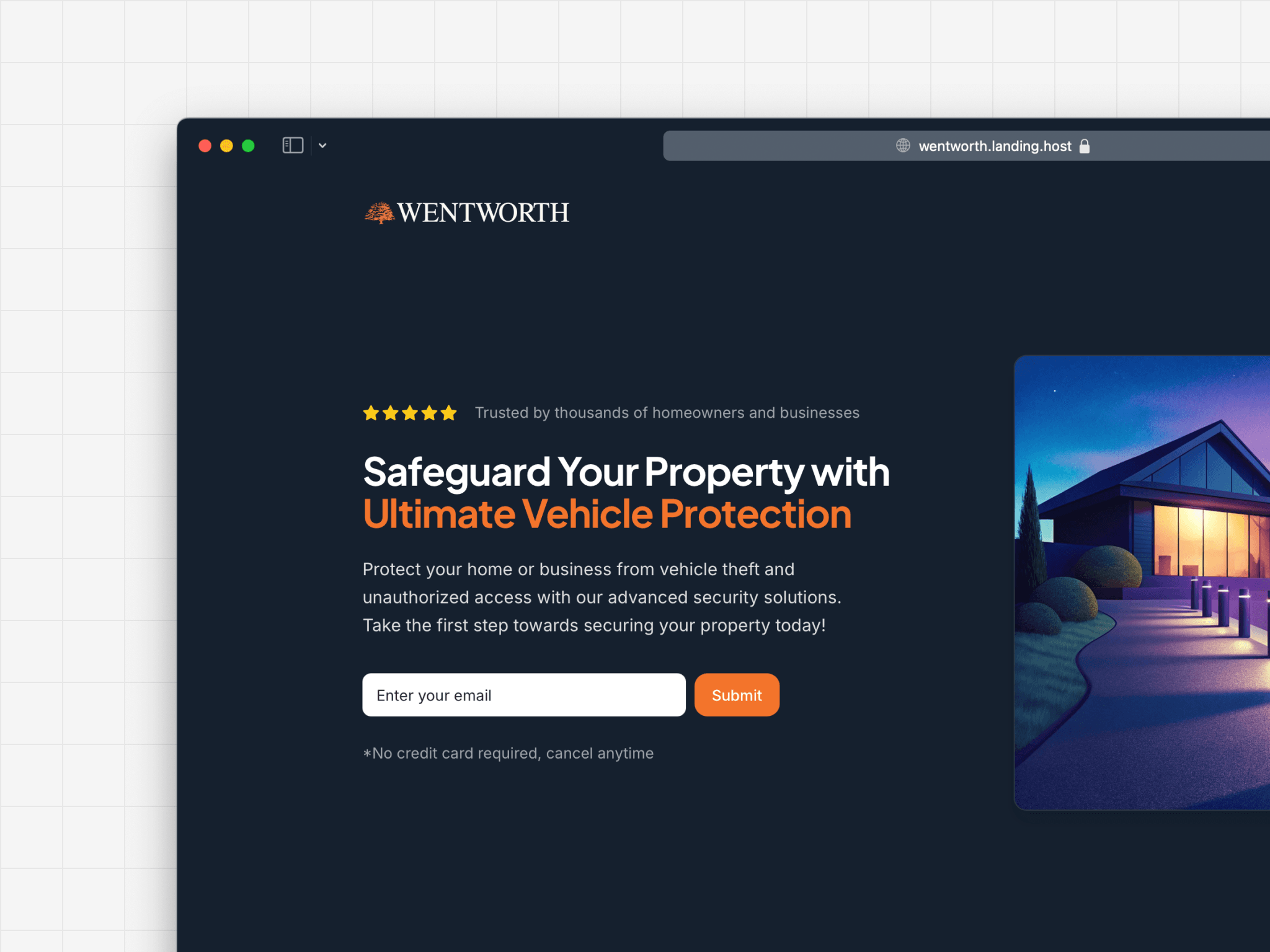 Lead Form Landing Page Template